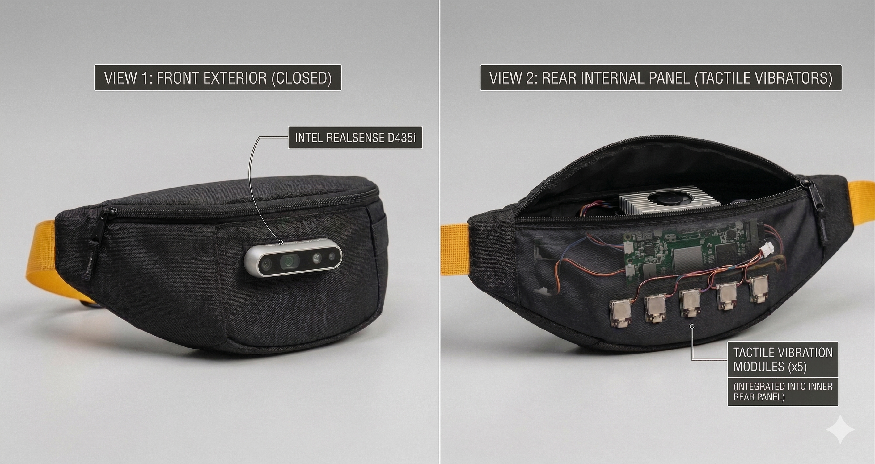 Guidance Waist Pack for the Visually Impaired
